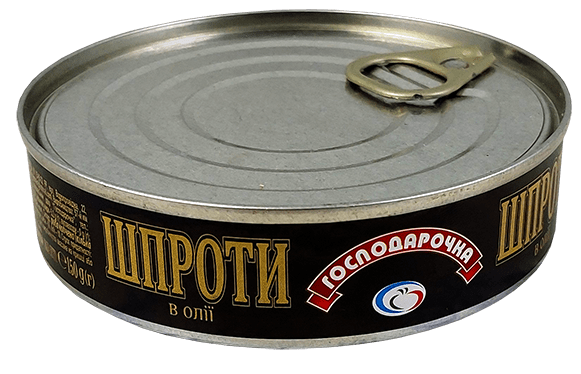 Шпроти в олії ТМ "Господарочка" 150 г